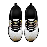 Albino Snake Print Black Sneakers