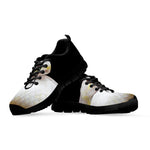 Albino Snake Print Black Sneakers