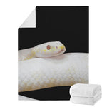 Albino Snake Print Blanket