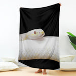 Albino Snake Print Blanket