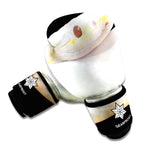 Albino Snake Print Boxing Gloves