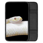 Albino Snake Print Car Center Console Cover