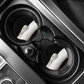 Albino Snake Print Car Coasters