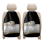 Albino Snake Print Car Seat Organizers