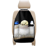 Albino Snake Print Car Seat Organizers
