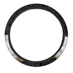 Albino Snake Print Car Steering Wheel Cover