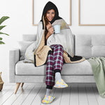 Albino Snake Print Hooded Blanket