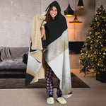 Albino Snake Print Hooded Blanket