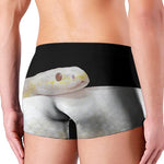 Albino Snake Print Men's Boxer Briefs