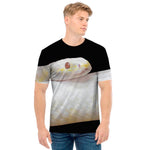 Albino Snake Print Men's T-Shirt