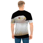 Albino Snake Print Men's T-Shirt