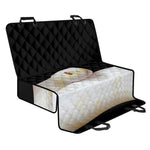 Albino Snake Print Pet Car Back Seat Cover