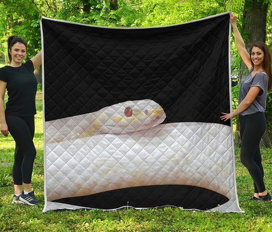 Albino Snake Print Quilt