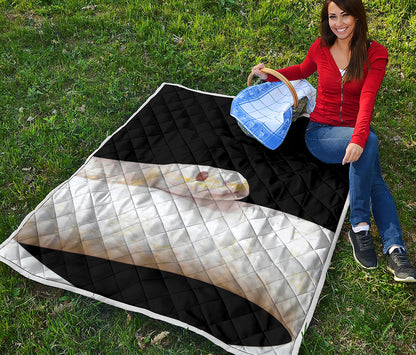 Albino Snake Print Quilt