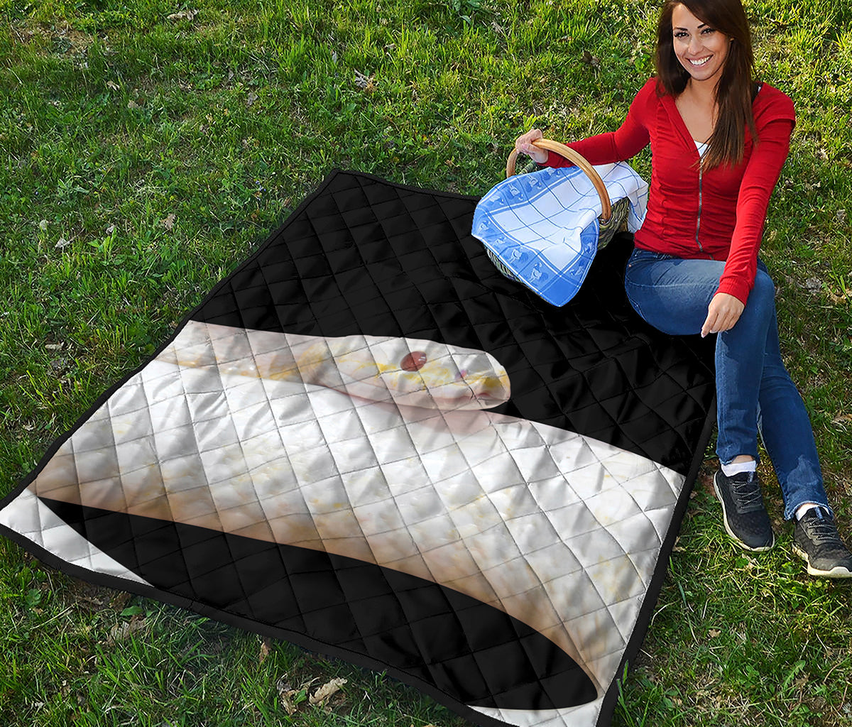 Albino Snake Print Quilt