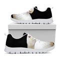 Albino Snake Print White Running Shoes