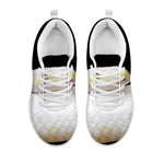 Albino Snake Print White Sneakers