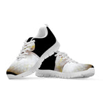 Albino Snake Print White Sneakers