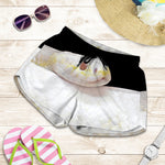 Albino Snake Print Women's Shorts