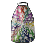 All Cancer Awareness Mandala Print Car Seat Organizers