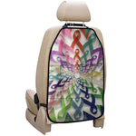 All Cancer Awareness Mandala Print Car Seat Organizers