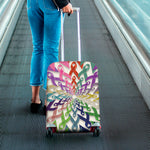 All Cancer Awareness Mandala Print Luggage Cover