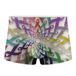 All Cancer Awareness Mandala Print Men's Boxer Briefs