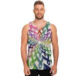 All Cancer Awareness Mandala Print Men's Tank Top