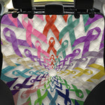 All Cancer Awareness Mandala Print Pet Car Back Seat Cover