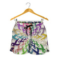 All Cancer Awareness Mandala Print Women's Shorts