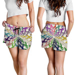 All Cancer Awareness Mandala Print Women's Shorts