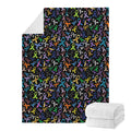 All Cancer Awareness Pattern Print Blanket