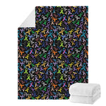 All Cancer Awareness Pattern Print Blanket