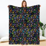 All Cancer Awareness Pattern Print Blanket