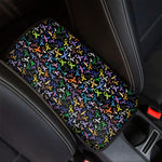 All Cancer Awareness Pattern Print Car Center Console Cover