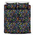 All Cancer Awareness Pattern Print Duvet Cover Bedding Set