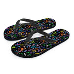 All Cancer Awareness Pattern Print Flip Flops