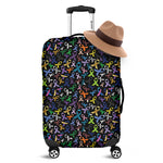 All Cancer Awareness Pattern Print Luggage Cover