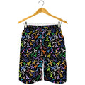 All Cancer Awareness Pattern Print Men's Shorts
