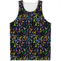 All Cancer Awareness Pattern Print Men's Tank Top
