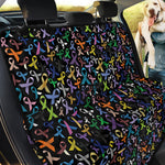 All Cancer Awareness Pattern Print Pet Car Back Seat Cover