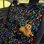 All Cancer Awareness Pattern Print Pet Car Back Seat Cover