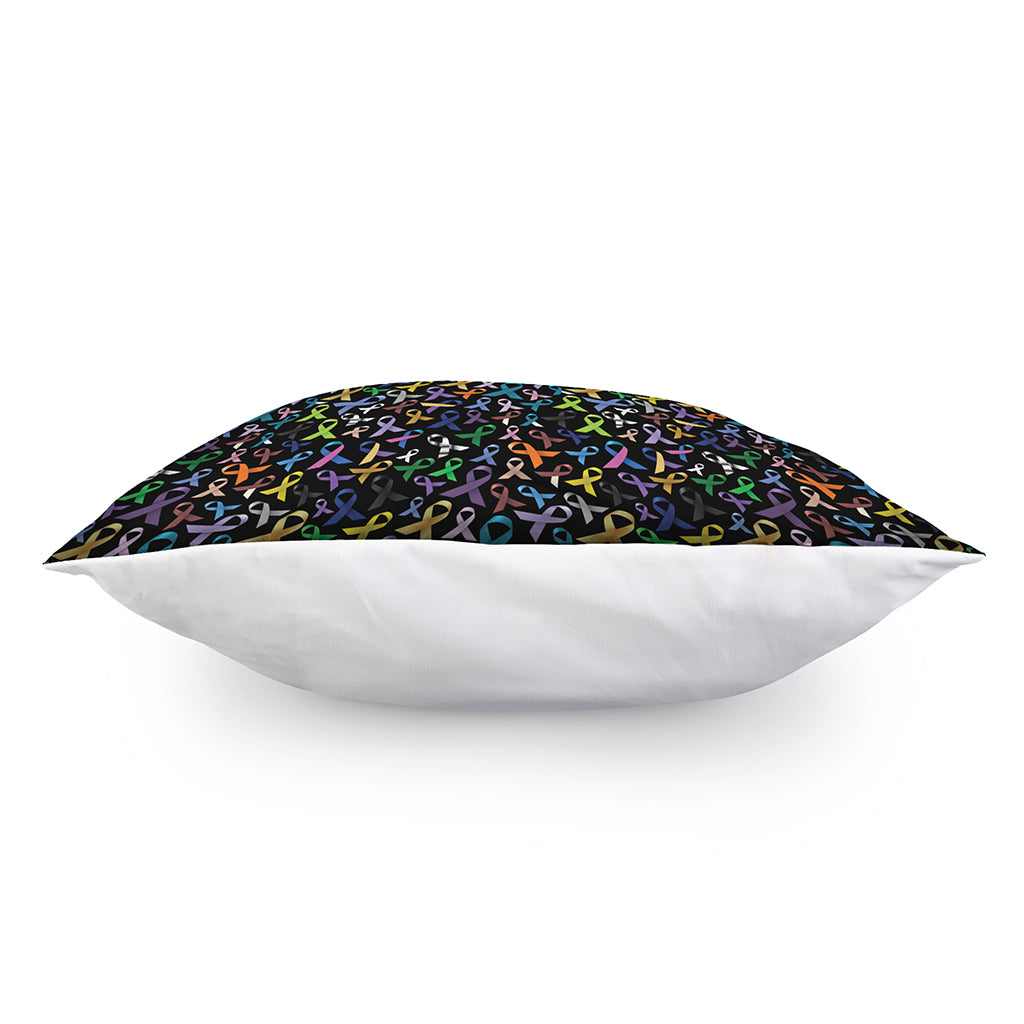 All Cancer Awareness Pattern Print Pillow Cover