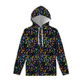 All Cancer Awareness Pattern Print Pullover Hoodie