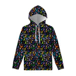 All Cancer Awareness Pattern Print Pullover Hoodie