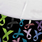 All Cancer Awareness Pattern Print Sofa Cover