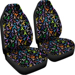 All Cancer Awareness Pattern Print Universal Fit Car Seat Covers