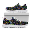 All Cancer Awareness Pattern Print White Sneakers