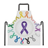 All Cancer Awareness Ribbons Print Apron