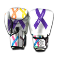 All Cancer Awareness Ribbons Print Boxing Gloves